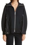 SACAI MA-1 SIDE GUSSET SPONGE HOODIE,SCW-060