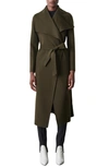 MACKAGE MAI LONG WOOL WRAP COAT,MAI-CN