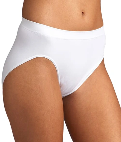 Bali One Smooth U® All-around Smoothing High Cut Panties In White