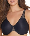Bali Passion For Comfort Seamless Underwire Minimizer Bra 3385 In Black,nude