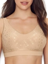 Bali Comfort Revolution Smart Sizes Bralette In Dot Nude