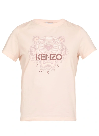 Kenzo Tiger T-shirt In Faded Pink