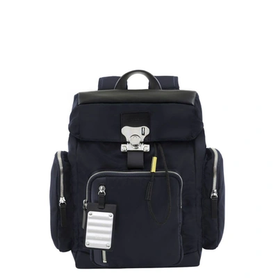 Fpm Nylon Bank On The Road-butterfly Pc Backpack S In Blue