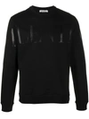 VALENTINO LOGO-PRINT CREW NECK SWEATSHIRT