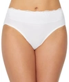Bali Smooth Passion For Comfort  Lace Hi Cut Brief In White
