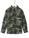 DOLCE & GABBANA PINE-PRINT LONG-SLEEVE SHIRT