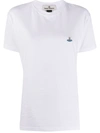 Vivienne Westwood Orb-embroidered Organic Cotton T-shirt In White