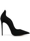 Le Silla Ivy 120mm Suede Pumps In Black