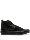 OFFICINE CREATIVE PANELLED LEATHER HIGH-TOP SNEAKERS