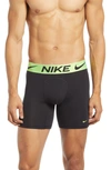 Nike Mens Black Volt Luxe Cotton-blend Trunks Xl