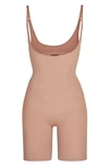 Skims Open Bust Bodysuit In Sienna