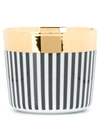 Fürstenberg Striped Cup In Black