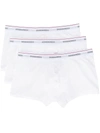DSQUARED2 LOGO EMBROIDERED STRIPE DETAIL BOXERS