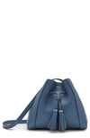 Mulberry Millie Mini Leather Tote Bag In Pale Navy