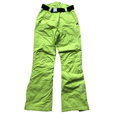 Pre-owned Colmar Green Trousers
