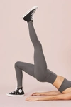 Girlfriend Collective High-rise Slim-fit Stretch-woven Leggings In Gray