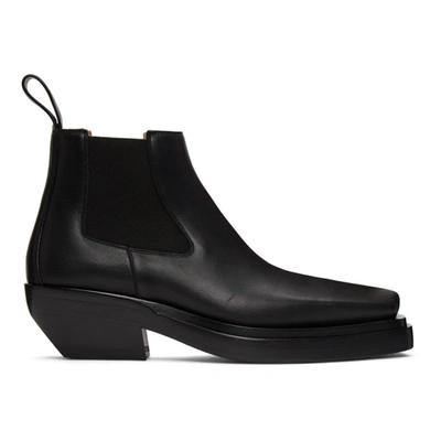 Bottega Veneta Black 'the Lean' Chelsea Boots