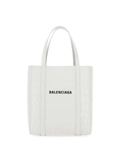 Balenciaga Everyday Xxs Tote Bag In White