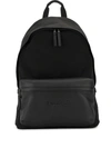 AGNÈS B. LEATHER PANELLED BACKPACK