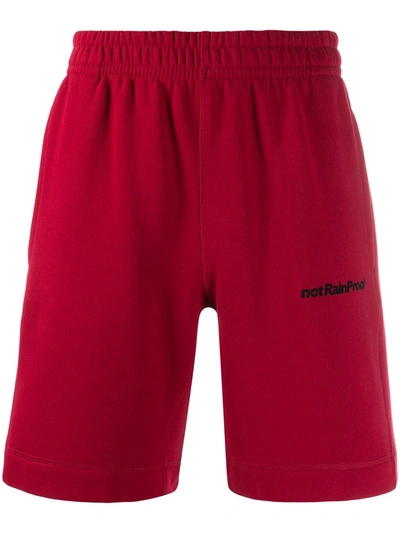 Styland Not Rain Proof Track Shorts In Red