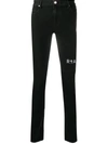 RTA LOW-RISE SKINNY JEANS