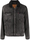 Levi's The Sherpa Type Iii Trucker Jacket In Black