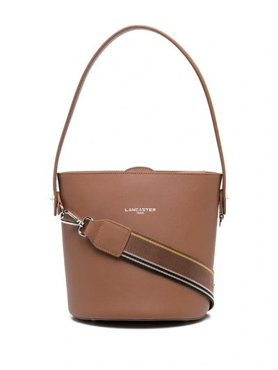 Lancaster Logo Bucket Bag In Brown