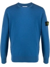 STONE ISLAND LOGO PATCH SWEATSHIRT