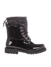 MONCLER RAIN ANKLE BOOTS IN BLACK