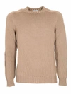 DONDUP CREWNECK SWEATER IN BEIGE