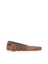 SAINT LAURENT YSL BELT IN DARK LAND colour