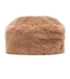 MAX MARA COLBY CAMEL HAIR HAT,P00518607