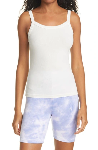 Cotton Citizen Verona Ribbed Tank Top In White