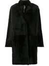 Furling By Giani Chantal Namibia Shearling Coat In Green