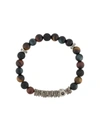 FERRAGAMO BEAD-EMBELLISHED ELASTICATED BRACELET