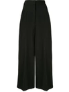 Proenza Schouler Tailored High-waisted Suiting Culottes In Black