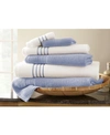 Modern Threads Quick Dry Stripe 6-pc. Towel Set Bedding In Serenity Blue