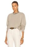 Cotton Citizen Milan Tie Dye Crop Sweatshirt In Cashew