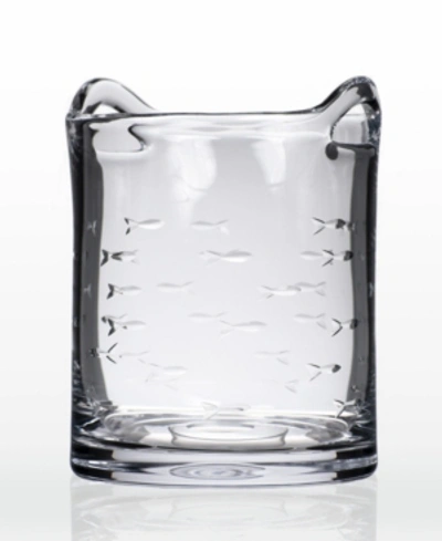 Rolf Glass School Of Fish Ice Bucket