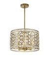 CWI LIGHTING BELINDA 4 LIGHT CHANDELIER