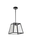 Cwi Lighting Alyson 1 Light Mini Pendant In Black