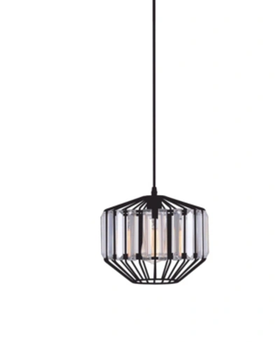 Cwi Lighting Alethia 1 Light Chandelier In Black