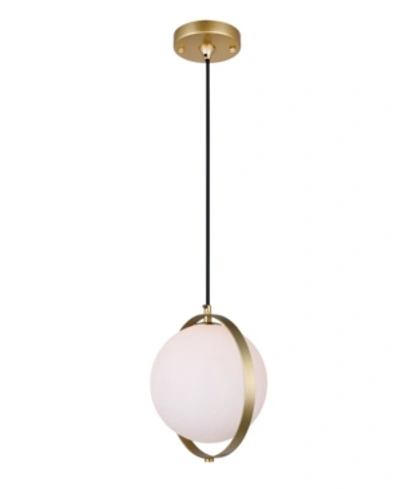 Cwi Lighting Da Vinci 1 Light Mini Pendant In Gold