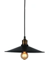 Cwi Lighting Brave 1 Light Mini Pendant In Black