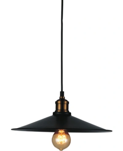 Cwi Lighting Brave 1 Light Mini Pendant In Black