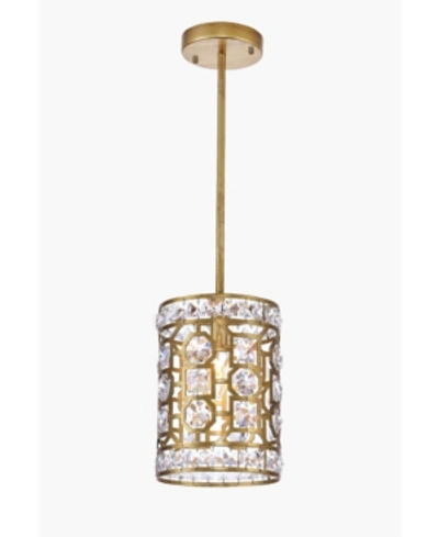 Cwi Lighting Belinda 1 Light Pendant In Champagne