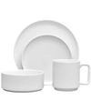 Noritake Colortex Stone 4 Piece Place Setting In White
