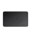 Villeroy & Boch Manufacture Rock Porcelain Square Serving Plate 35cm In Black
