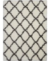 NOURISON LUXE SHAG LXS02 IVORY 8'2" X 10' AREA RUG