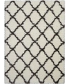 Nourison Luxe Shag Lxs02 Ivory 8'2" X 10' Area Rug In Ivory